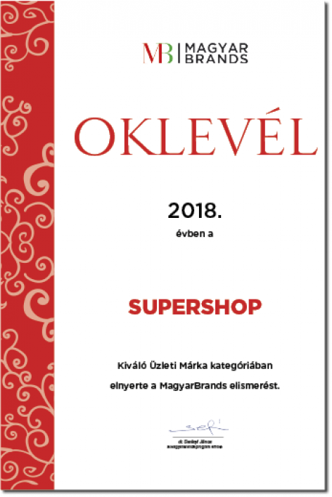 MagyarBrands díjas a SuperShop!