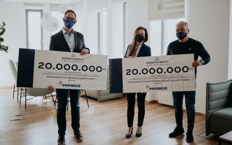 Assistance to frontline workers: 40 million HUF grant from Szentkirályi Magyarország and PepsiCo
