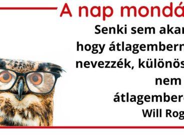 (HU) A nap mondása