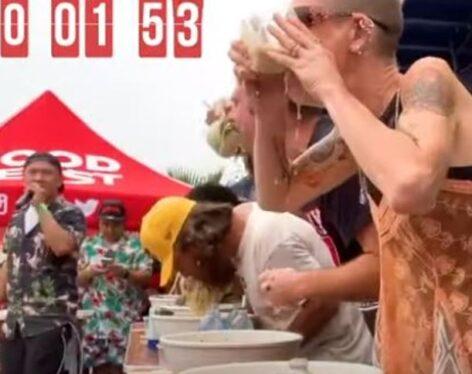 9 kg of ramen in 2 minutes – Video of the day